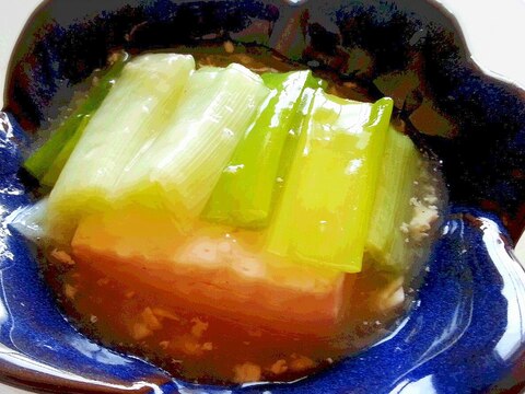 簡単5分で完成！ 中華風塩あんかけ豆腐☆